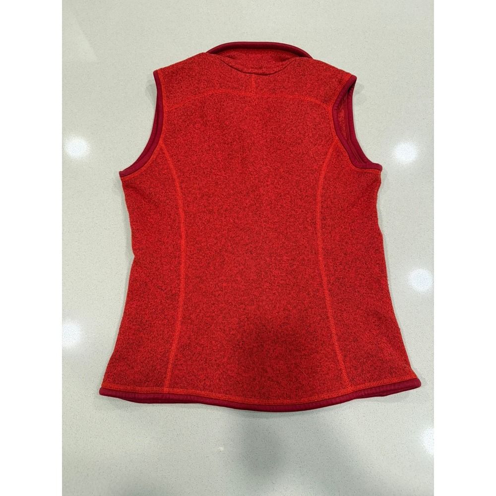 Patagonia Better Sweater Fleece Vest Womens Medium Red Full Zip 25887 - Picture 3 of 5